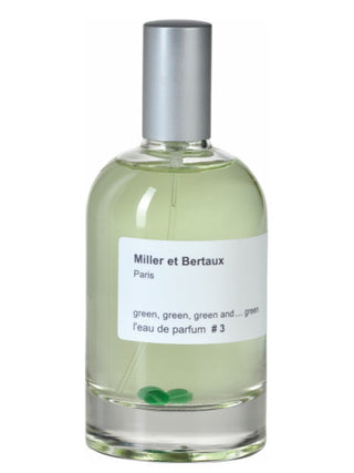 Miller et Bertaux #3 Green Perfume for Women and Men - Fragrance Bottle Image