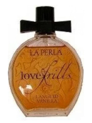 La Perla Languid Vanilla Perfume for Women - Elegant fragrance bottle on white background