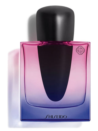 Shiseido Ginza Night Perfume for Women - Elegant fragrance bottle on dark background