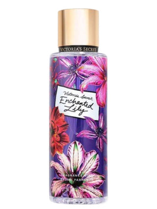 Enchanted Lily Victorias Secret Womens Perfume - Exquisite fragrance bottle with floral design