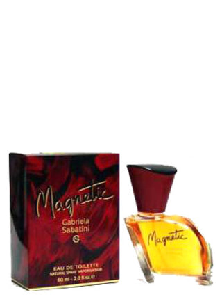 Gabriela Sabatini Magnetic Perfume for Women - alluring fragrance bottle on white background