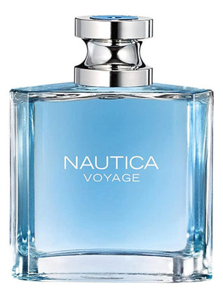 Mens Nautica Summer Voyage perfume bottle on white background