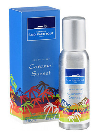 Comptoir Sud Pacifique Caramel Sunset Perfume for Women - Elegant bottle of fragrance on white background