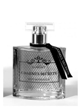 Charmes Secrets Nuit Sensuelle Laurence Dumont Womens Perfume - Elegant fragrance bottle on dark background