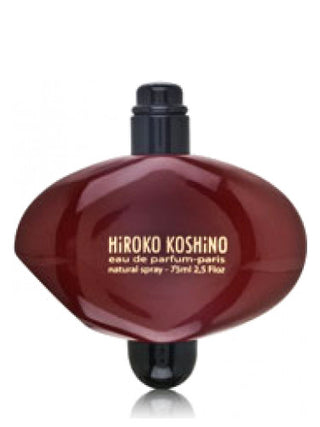 hiroko koshino perfume for women - elegant fragrance bottle on white background