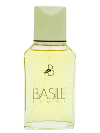 Basile Basile for women perfume - elegant fragrance bottle on white background