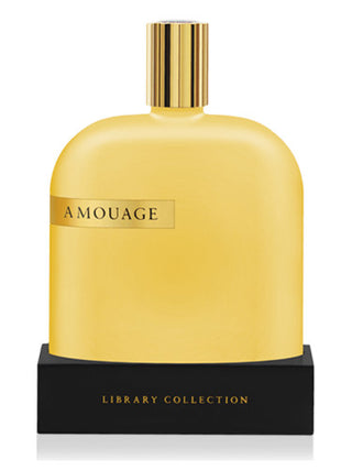 Amouage The Library Collection Opus I perfume for women and men - Fragrance bottle on white background