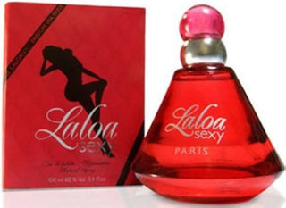 Womens Laloa Sexy Via Paris Parfums Perfume - Elegant fragrance bottle with floral notes on white background