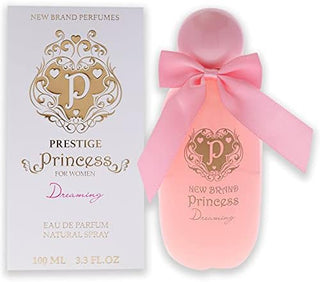 Princess Dreaming New Brand Parfums for women - Elegant floral perfume bottle on white background