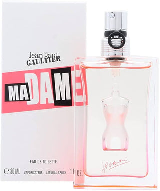 Ma Dame by Jean Paul Gaultier for Women - Elegant perfume bottle on white background