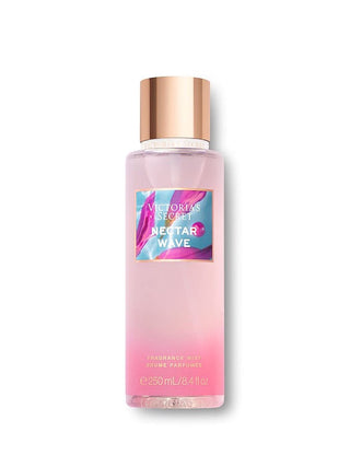 Victorias Secret Nectar Wave Perfume for Women - Elegant fragrance bottle on white background