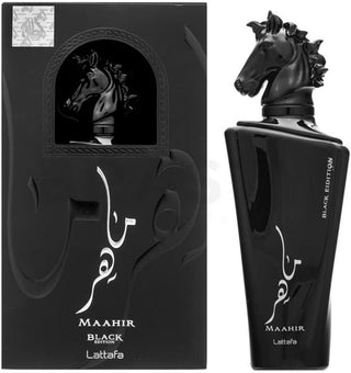 Maahir Black Edition Lattafa Perfumes for Women and Men - Exquisite Unisex Fragrance - Buy Now!