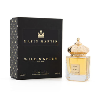 Wild & Spicy Eau de Parfum for Men by Matin Martin - Luxury Fragrance Bottle