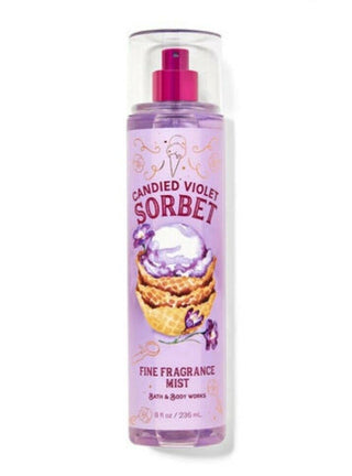 Womens Candied Violet Sorbet Perfume by Bath & Body Works - Fragrance Bottle on White Background