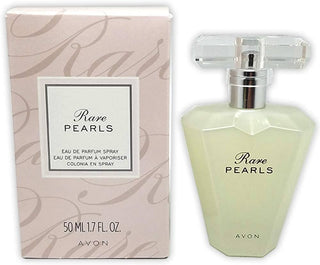 Rare Pearls Avon Womens Perfume - Exquisite fragrance bottle on white background