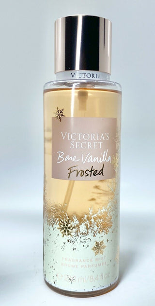 Victorias Secret Bare Vanilla Frosted Perfume for Women - Elegant fragrance bottle with vanilla notes