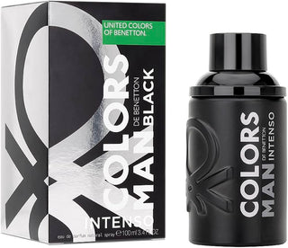 Colors Man Black Benetton for Men Perfume - Elegant fragrance bottle with masculine scent