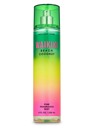 Womens Waikiki Beach Coconut Bath & Body Works Perfume - Tropical Fragrance for Her