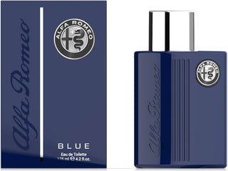 Blue Alfa Romeo Perfumes for Men - Elegantly designed fragrance bottle with blue tones, ideal for men - Buy now on Amazon