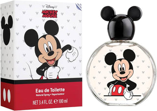 Mens Mickey Mouse Air-Val International perfume bottle on white background