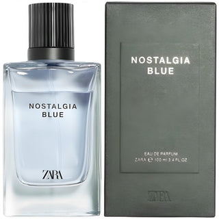 Zara Nostalgia Blue Mens Perfume - Elegant bottle design with a masculine fragrance