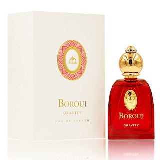 Gravity Borouj Perfume for Women and Men - Unisex Fragrance Bottle on White Background