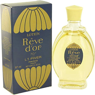 Reve dOr L.T. Piver womens perfume - elegant fragrance bottle on white background