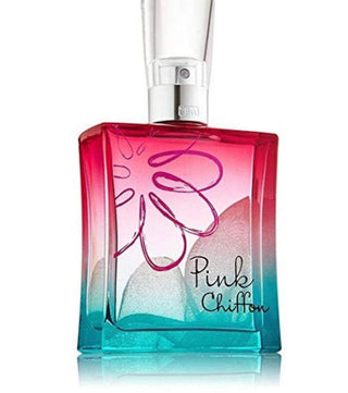 Pink Chiffon Bath & Body Works Womens Perfume - Floral Fragrance Bottle