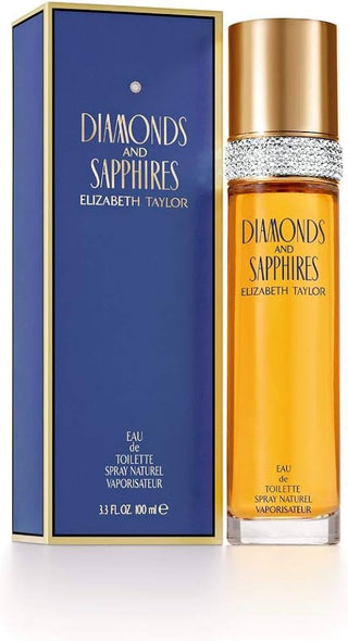 Elizabeth Taylor Diamonds and Sapphires Perfume for Women - Elegant Fragrance Bottle