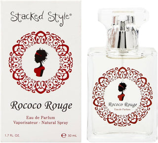 Rococo Rouge Stacked Style Womens Perfume - Elegant Fragrance Bottle on White Background