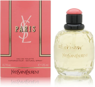 Paris Yves Saint Laurent Womens Perfume - Elegant fragrance bottle on white background