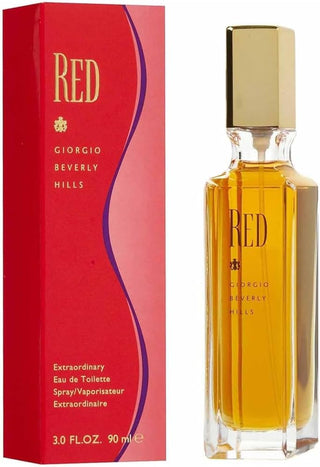 Red Giorgio Beverly Hills Womens Perfume - Elegant fragrance in a red bottle