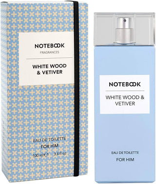 White Wood & Vetiver Notebook Perfume for Women and Men - Exquisite Fragrance in Elegant Bottle