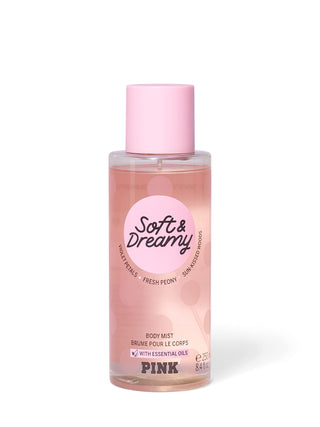 Soft & Dreamy Victorias Secret Womens Perfume - Elegant fragrance bottle on white background