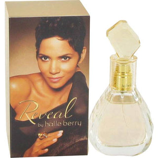 Reveal Halle Berry Womens Perfume - Elegant fragrance bottle on white background