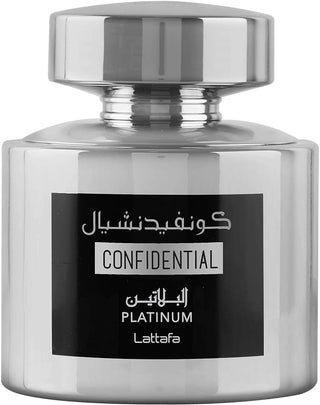 Confidential Platinum Lattafa Perfumes for Men - Premium Mens Fragrance | Shop Now