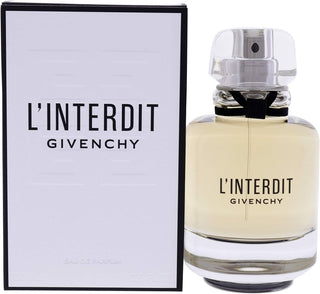 Givenchy LInterdit Womens Perfume - Elegant floral fragrance in a black bottle with white ribbon - Buy now at Amazon