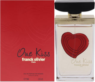 Franck Olivier One Kiss Perfume for Women - Elegant floral fragrance bottle on white background