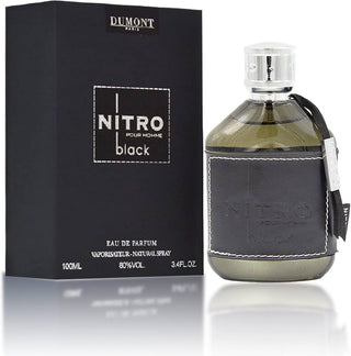 Nitro Black Dumont Mens Perfume - Exotic fragrance in sleek black bottle