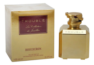 Trouble Joaillier Boucheron Perfume for Women - Elegant fragrance bottle with gold cap