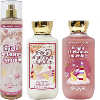 Bright Christmas Morning Bath & Body Works Womens Perfume - Captivating holiday fragrance in a chic bottle