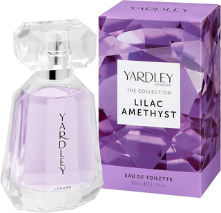 Yardley Lilac Amethyst Perfume for Women - Floral Fragrance in Elegant Bottle