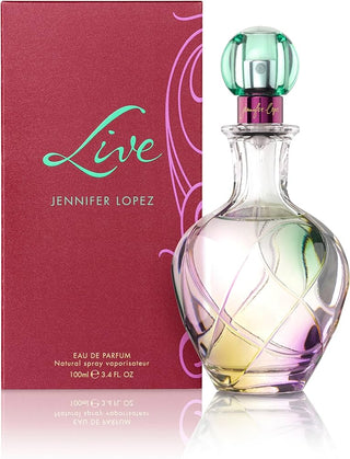 Live Jennifer Lopez Womens Perfume - Fragrance Bottle on White Background