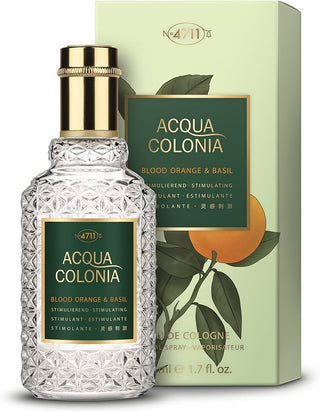 4711 Acqua Colonia Blood Orange & Basil perfume for women and men - Refreshing citrus and herb fragrance in a stylish bottle