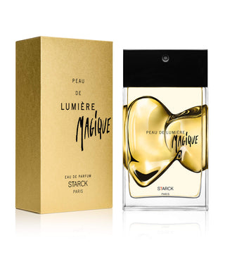 Peau de Lumière Magique Starck for Women Perfume - Elegant fragrance bottle on white background