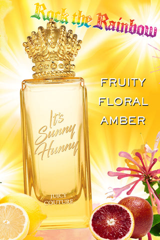 Juicy Couture Its Sunny Hunny womens perfume bottle - vibrant, sunny fragrance for her