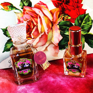 Bed of Roses Velvet & Sweet Pea’s Purrfumery for women - Luxurious floral perfume bottle with elegant design and exquisite fragrance