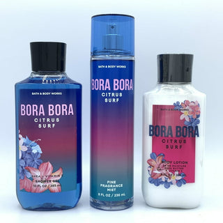  Bora Bora Citrus Surf Bath & Body Works Perfume for Women and Men - Shower Gel, Fine Fragrance Mist, and Body Lotion 3-Piece Bundle - Walmart