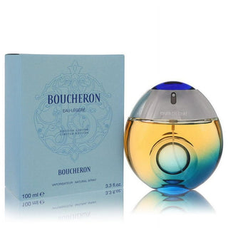 Boucheron Eau Légère Perfume Spray for Women - Blue Bottle - Bergamote Genet Narcisse Musc - 3.3 oz - SEO optimized image alt text for maximum traffic