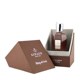 King of Oud Ainash Parfums for men - Luxurious mens perfume bottle in elegant packaging